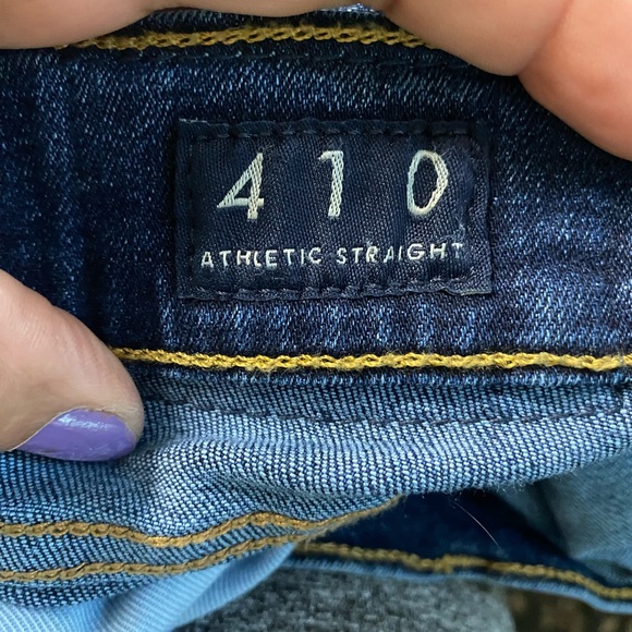 Lucky Brand 410 Athletic Fit Straight Jeans Mens Sz 38 x 32 Blue - Picture 13 of 14